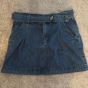Free People Denim Mini Skirt - Blue